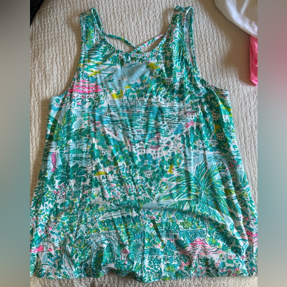 Lilly Pulitzer Kristen Top, Gustavia Sunshine City